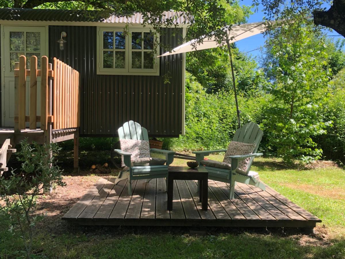 The Dordogne Huts With Private Pool And Jacuzzi Villa Payzac  Buitenkant foto