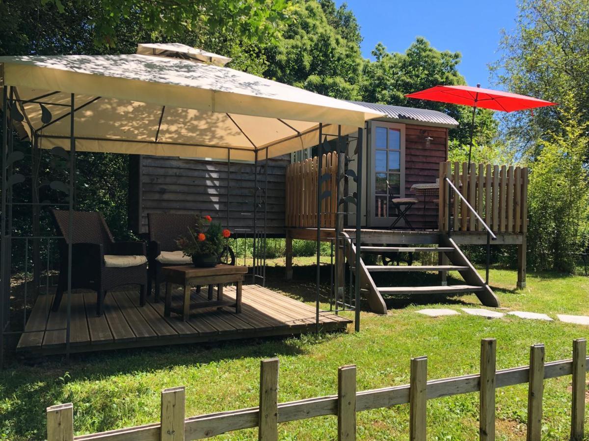 The Dordogne Huts With Private Pool And Jacuzzi Villa Payzac  Buitenkant foto